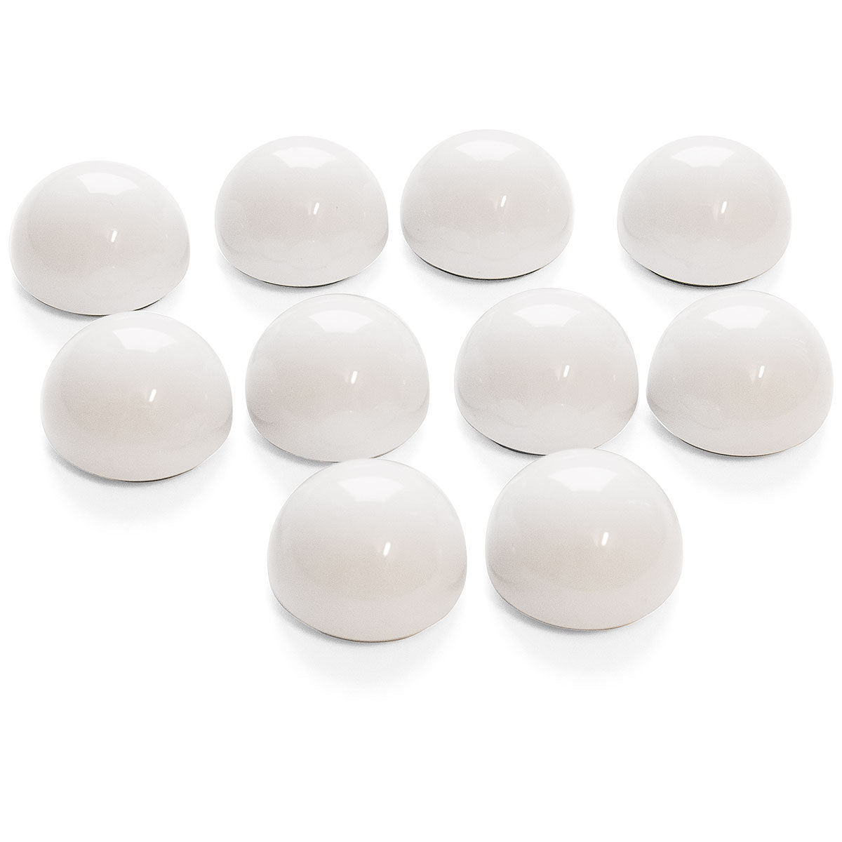 Spherical magnet, Ø 30 mm white, 10/set – All Lined Up